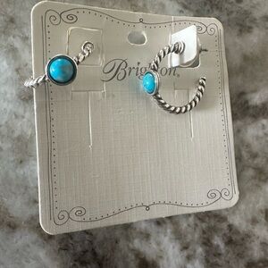 New Brighton Silver and Turquoise Earrings